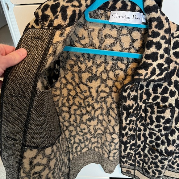 Christian Dior - Leopard Print Jacket-  Pre Fall 2021 Collection - Picture 2 of 6